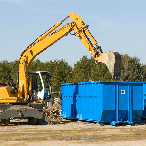 how many times can i have a residential dumpster rental emptied in Cove